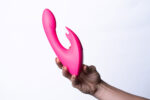Leah USB Rechargeable Silicone 10-Function Rabbit Vibrator - Pink - Image 5