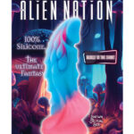 Alien Nation Dragon Silicone Glow in the Dark Creature Dildo - Multicolor