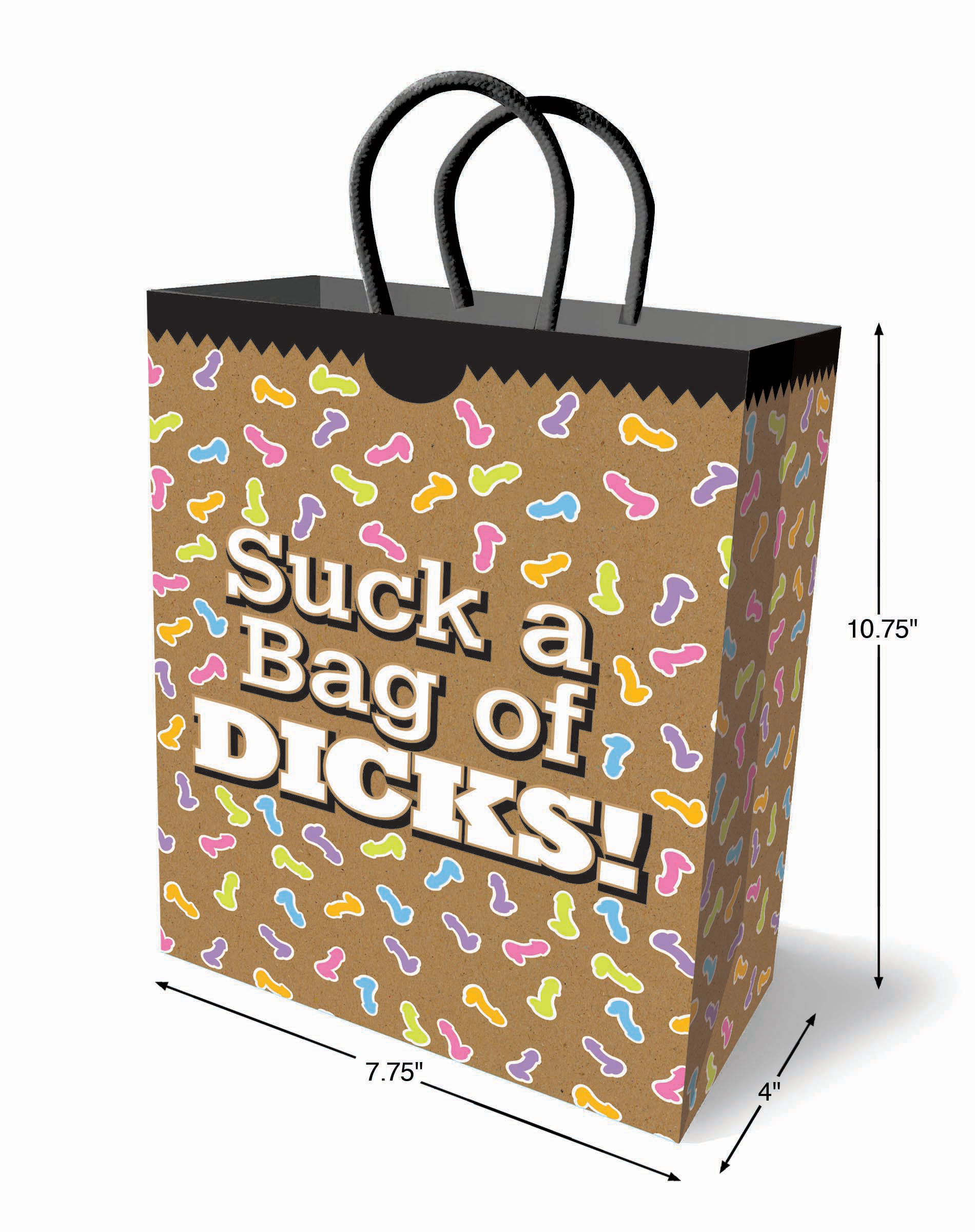 w0YcxWzcRZMTVqTfejNoj189joo2AyxF Suck a Bag of Dicks Gift Bag - Image 1