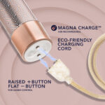 The Collection - Lattice - 7 Inch Rechargeable Vibe - Rose Gold - Image 7