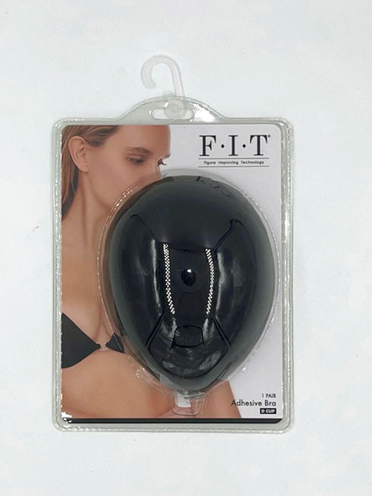 w7vkBOabd8M2Zpg7OiSp8VEzqM6OlbMH Cloth Adhesive Bra - Cup D - Black - Image 1