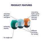3 Pc Set Masturbator Egg - Naughty - Savage - Crunchy - Image 2