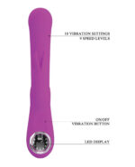 Lamar Led Digital Display Rabbit - Fuchsia - Image 4