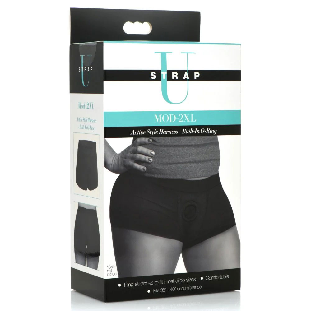 wbOa1StLOrsyElXN21O1JZmMmnbvdv5D Mod Active Style Harness and Built in O Ring - 2 XL - Black - Image 1