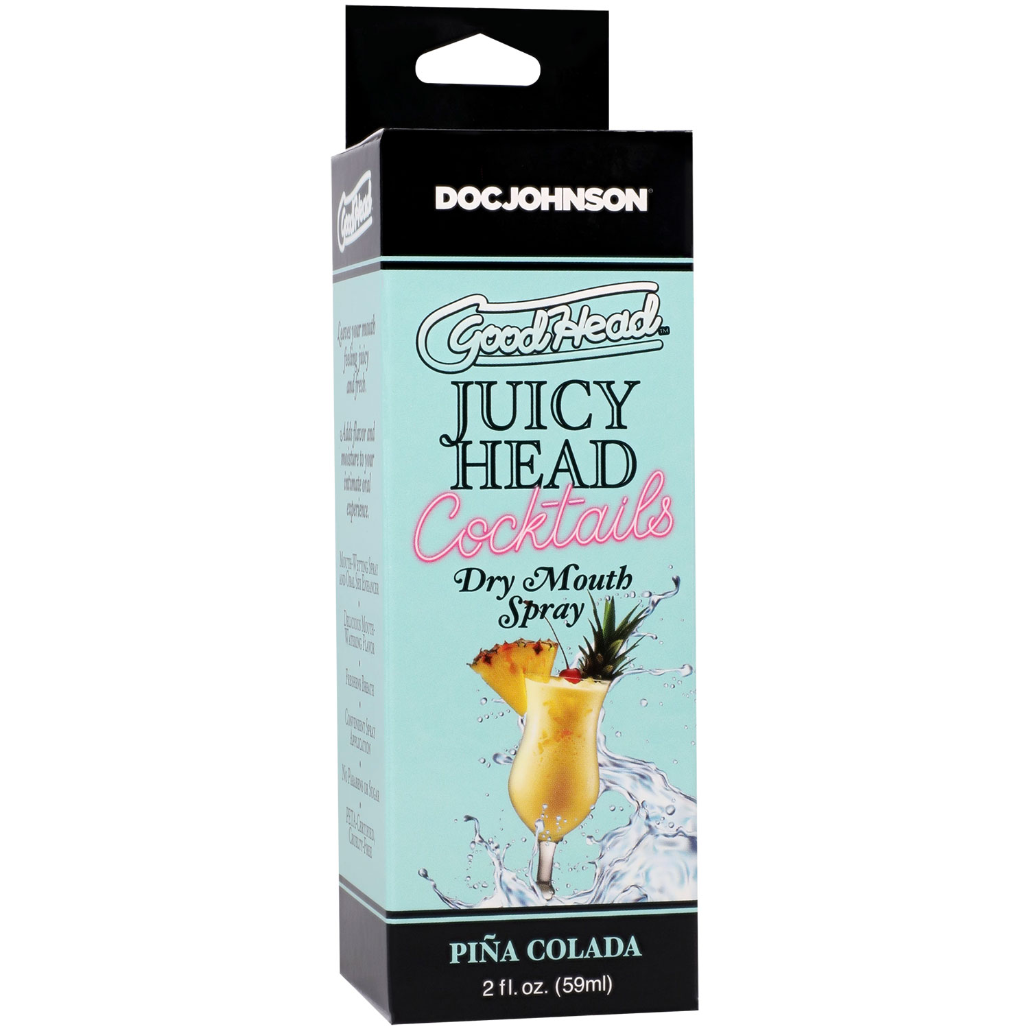 wcxXWGEs Goodhead - Juicy Head - Cocktails Dry Mouth Spray Piña Colada - 2oz - Image 1