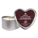 Hemp Seed 3 in 1 Massage Candle Crack the Whip 4.7oz - Image 2