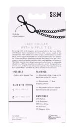 Lace Collar With Nipple Ties