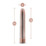 The Collection - Lattice - 7 Inch Rechargeable Vibe - Rose Gold - Image 6
