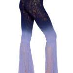Flair Leg Pantyhose - One Size - Denim/hydrangea