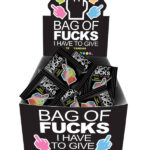 Bag of Fucks I Have to Give Display of 100 Count