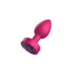Twila Twirling Purple Gem Light Up Vibrating Plug With Pnk Heart Remote - Image 10