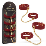 Temptasia Ardor Wrist and Ankle Restraints​ Red