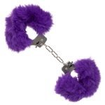 Ultra Fluffy Furry Cuffs - Purple - Image 4
