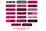 Naughty Naughty XXX Ouchie Stix Bandages 40pack - Image 4