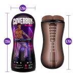 Coverboy - the Dj - Self Lubricating Stroker - Brown - Image 7