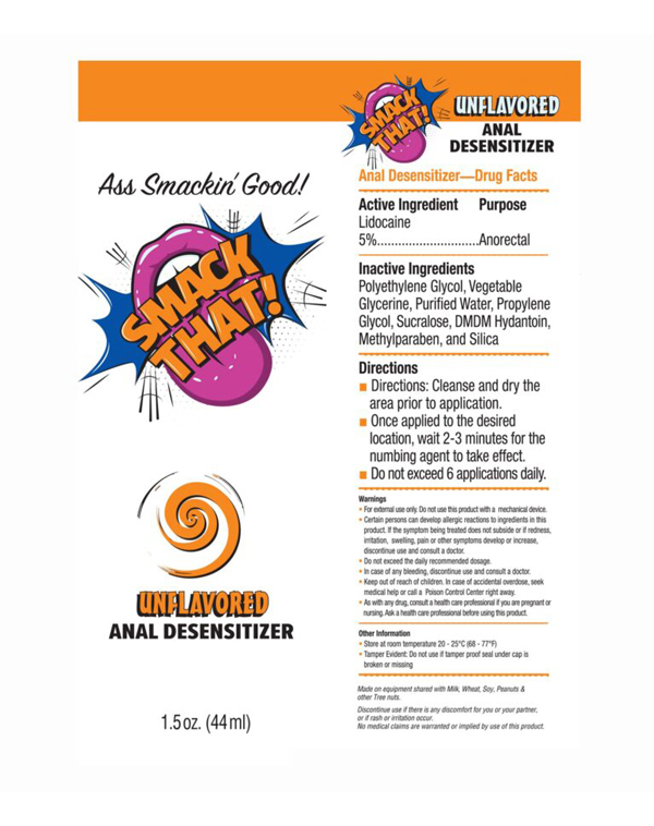 xddB61ef Smack That Anal Desensitizer Unflavored 1.5oz - Image 1