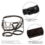Euphoria Collection Thigh Harness With Chains - Black - Image 4