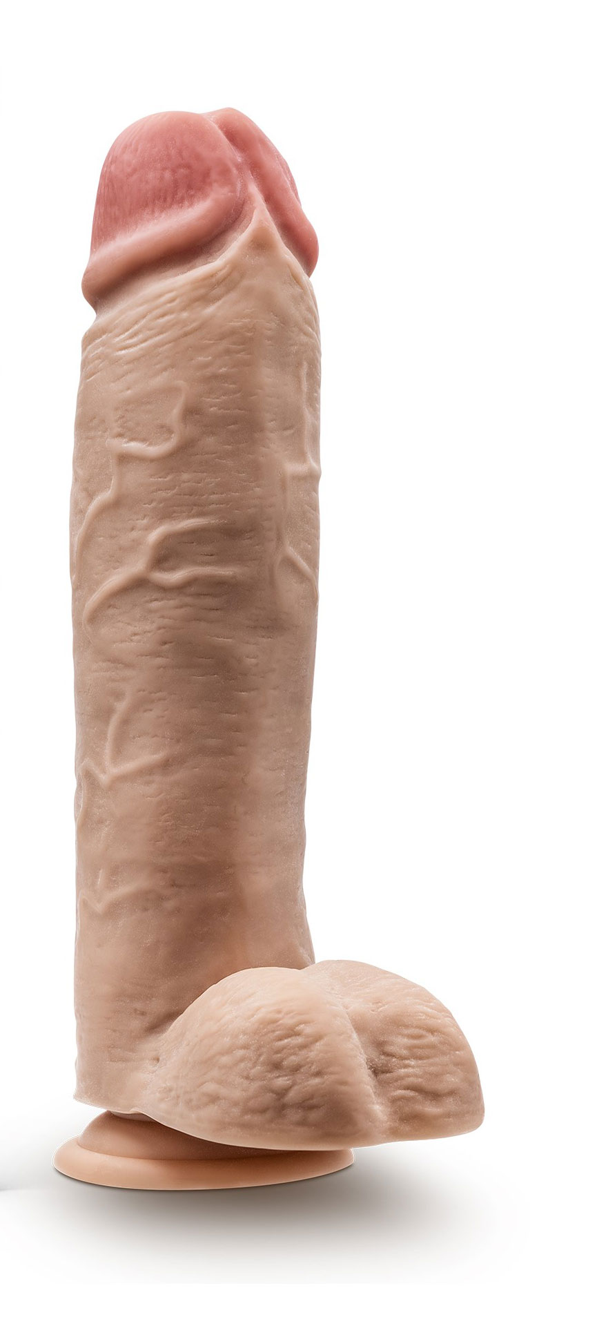 xu09xPIYqizbxLF2X83YIs2nWZVYW1mJ Dr. Skin - Mr. Mister - 10.5 Inch Dildo With Balls - Beige - Image 1