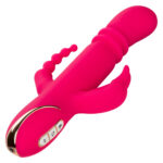 Jack Rabbit Signature Heated Silicone Triple Fantasy Rabbit - Pink - Image 5