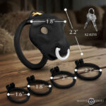 Bull Chastity Cage - Black - Image 4