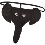 Elephant Thong - Black - One Size - Image 2