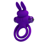 Pretty Love Vibrant Penis Ring III - Purple - Image 3