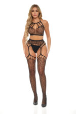 Rant With It 2 Pc Bra Set - One Size - Black - Image 2