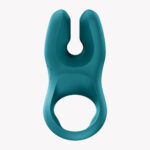 Nōs Classic Vibrating Cock Ring - Bottle Green - Image 5