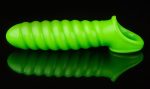 Swirl Stretchy Penis Sleeve - Glow in the Dark - Image 4