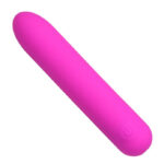 Tapered Flexible Silicone Bullet - Pink - Image 2