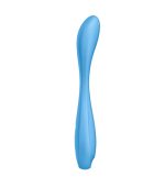 Satisfyer G-Spot Flex 4 Connect App - Multi Vibrator - Blue - Image 3