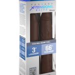 Fantasy X-Tensions Elite 9 Inch Sleeve With 3 Inch Plug - Brown