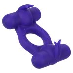 Silicone Rechargeable Triple Orgasm Enhancer - Purple - Image 4