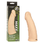 Performance Maxx Rechargeable Vibrating Extension 7" - Ivory - Image 2