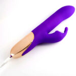 Karlin USB Rechargeable 10-Function Rabbit Vibrator - Purple - Image 4