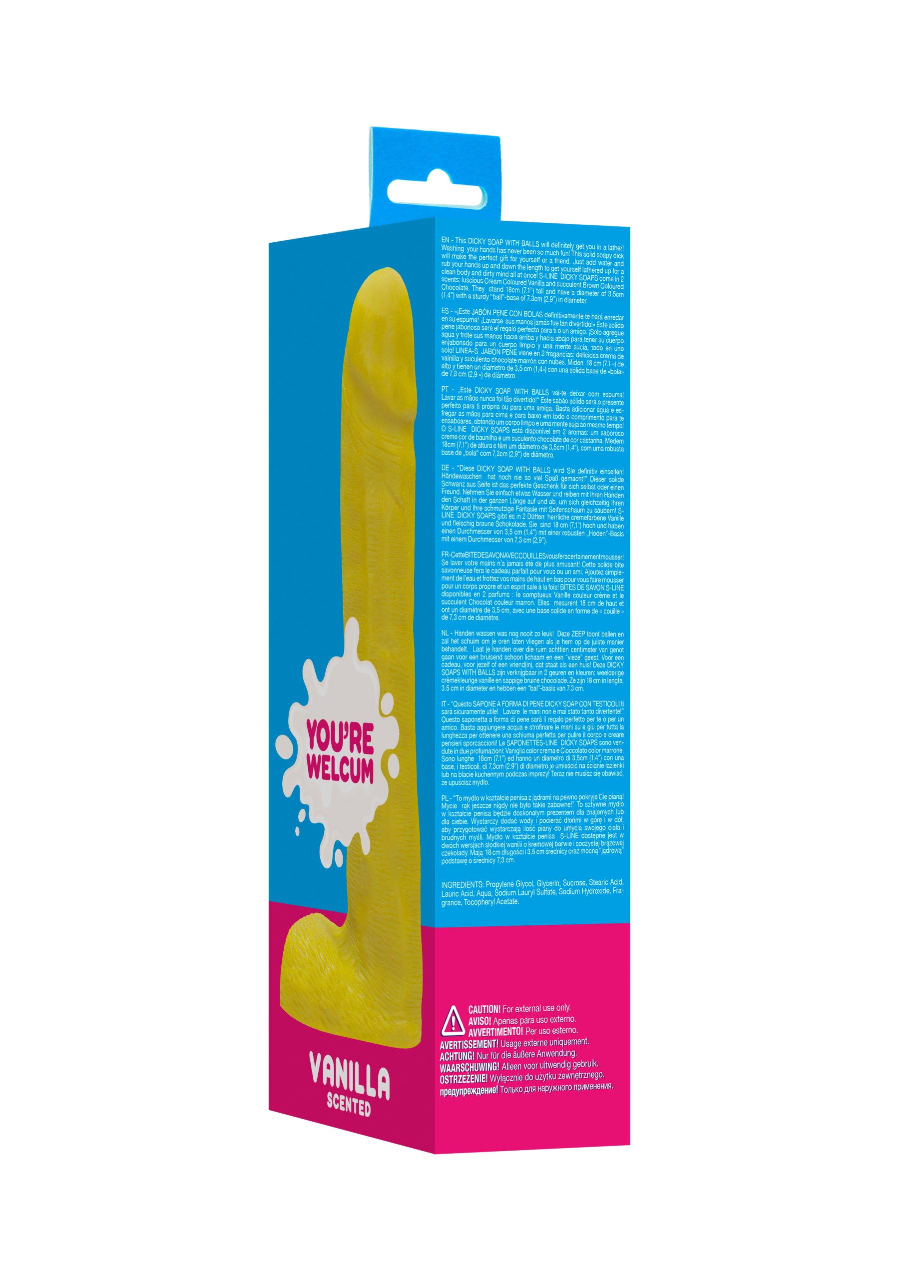 zetQ5aDTd8syJfUP48DhY7dy1EYtNS6z Penis Soap With Balls - Vanilla - Image 1