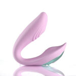 Harmonie Rechargeable Remote Silicone Bendable Vibrator - Pink - Image 2