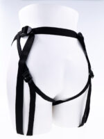 Hidden Pocket Strap on With Remote Control Vibrator - Black - Image 9