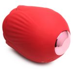 Bloomgasm - French Rose Licking and Vibrating Stimulator - Red - Image 3