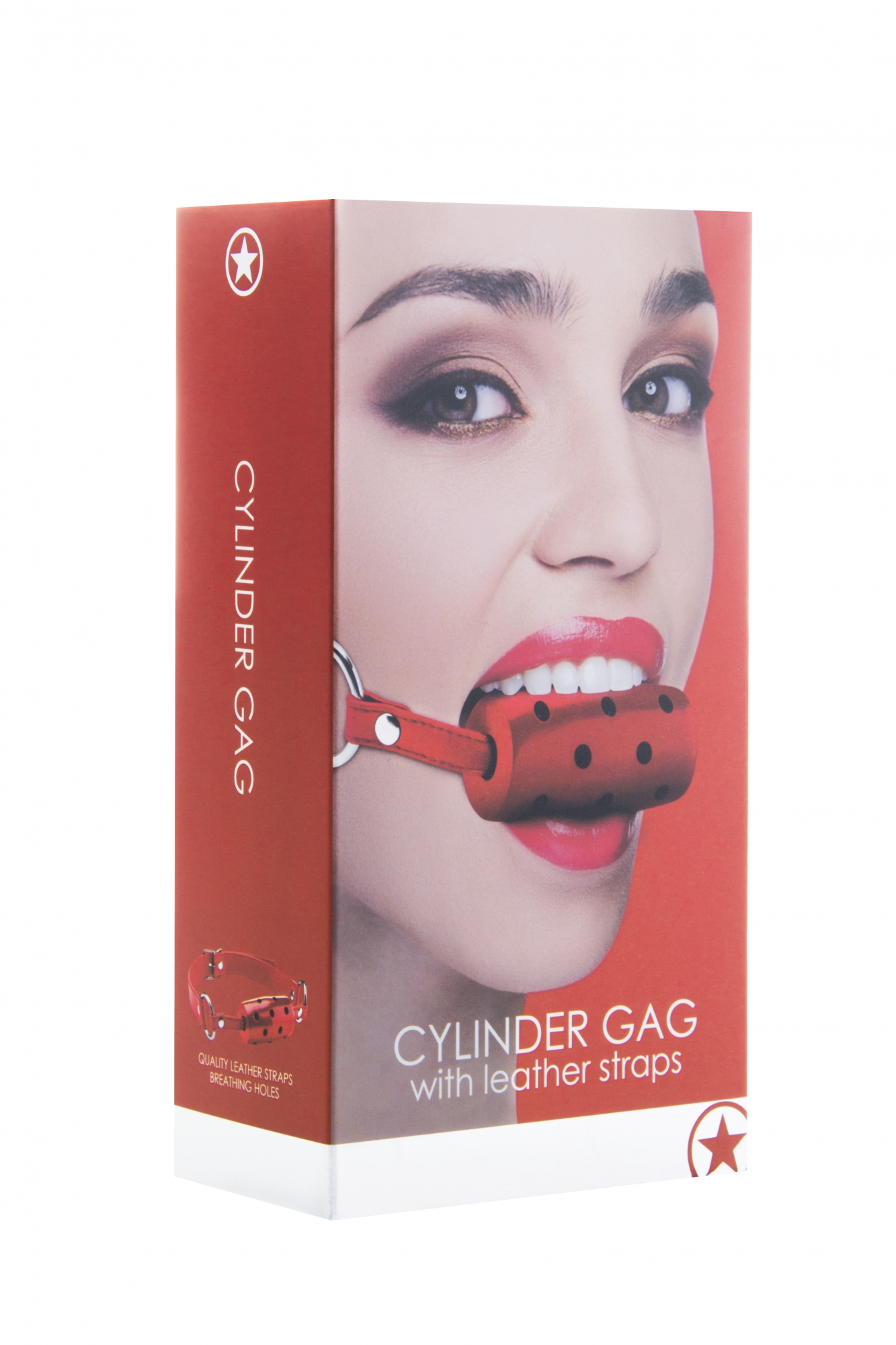 049342e1efcca014ca415b874755ed6e Cylinder Gag - Red - Image 1