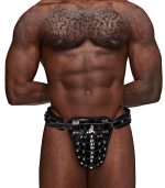 Taurus Leather Thong - One Size - Black - Image 2