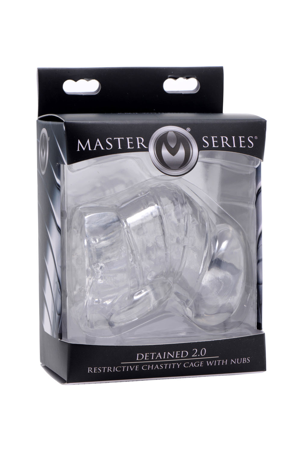 0I8hNmozm3bKAA54BxIMUg4fjEPlU6xL Detained 2.0 Restrictive Chastity Cage With Nubs - Image 1