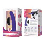 Pegasus 6 Inch Curved Wave Peg - Purple