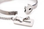 Cuffed Locking Bracelet and Key Necklace - Image 5