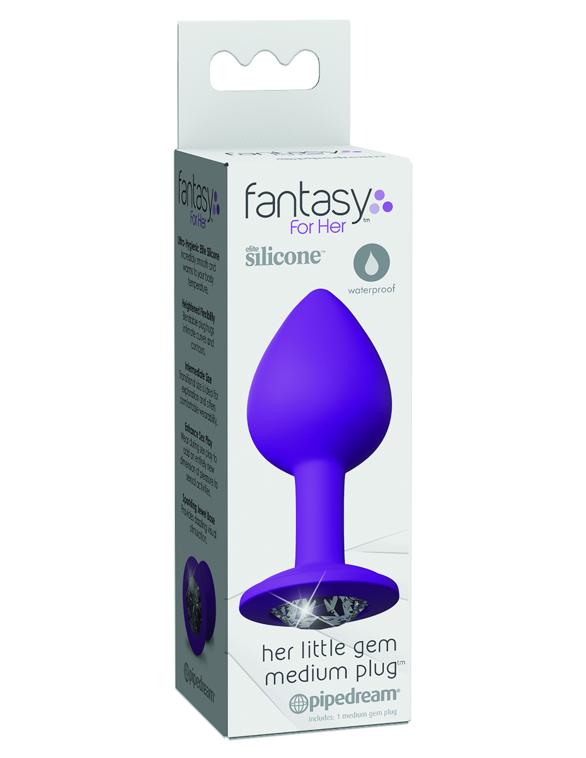 0QphzrhLgptTXDbKhuGZwwIsukz4FxBG Fantasy for Her - Her Little Gem Medium Plug - Image 1