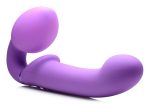 10x Ergo- Fit G-Pulse Inflatable and Vibrating Strapless Strap- on - Purple - Image 3