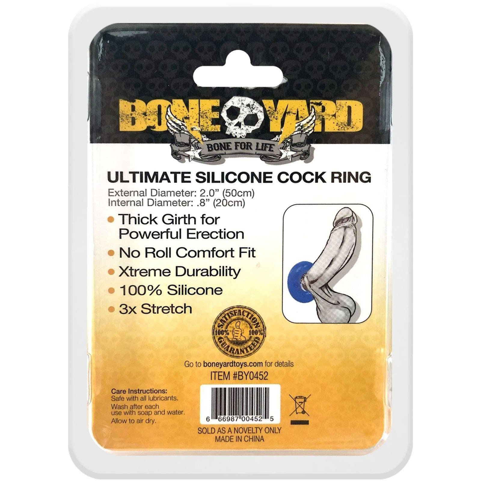 0UtxEb16lW6jVlhNPWtTz9TNzdFH15Ct Ultimate Silicone Cock Ring - Blue - Image 1