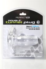 Double Tunnel Plug Large - Clear - Image 2