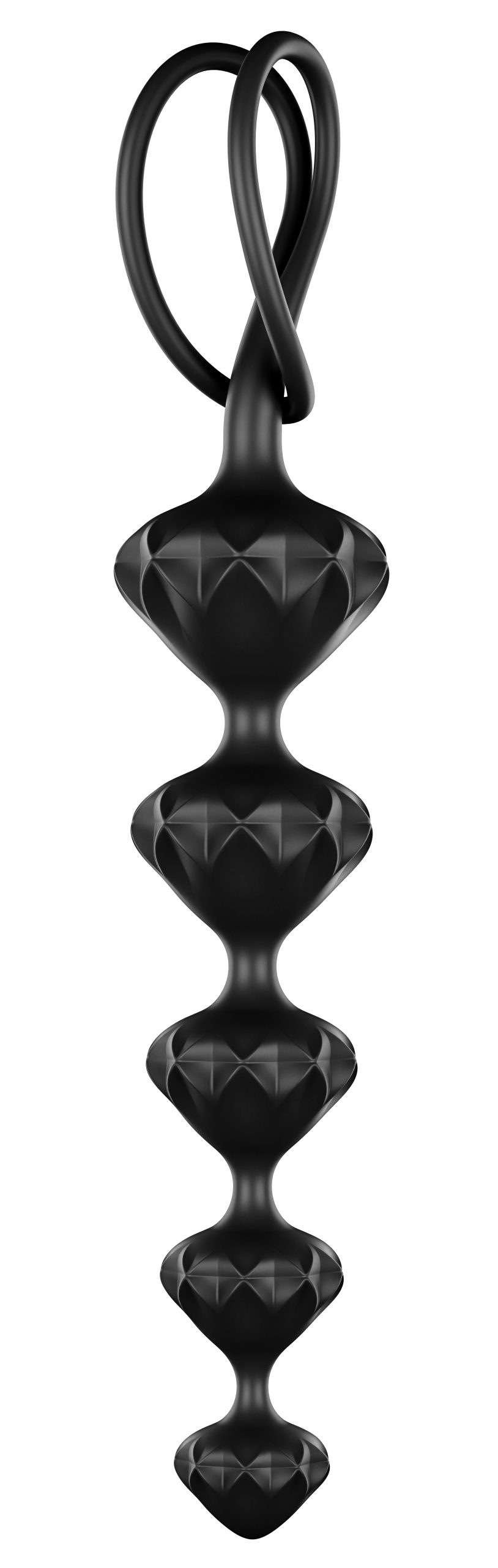 0jtKC4nZvHERNL87MribMou26rtZZ0Bt Satisfyer Beads Super Soft Silicone - Black - Image 1