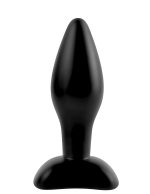 Anal Fantasy Collection Small Silicone Plug - Black - Image 2